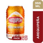 CERVEZA AREQUIPEÑA LATA 355ML X 6